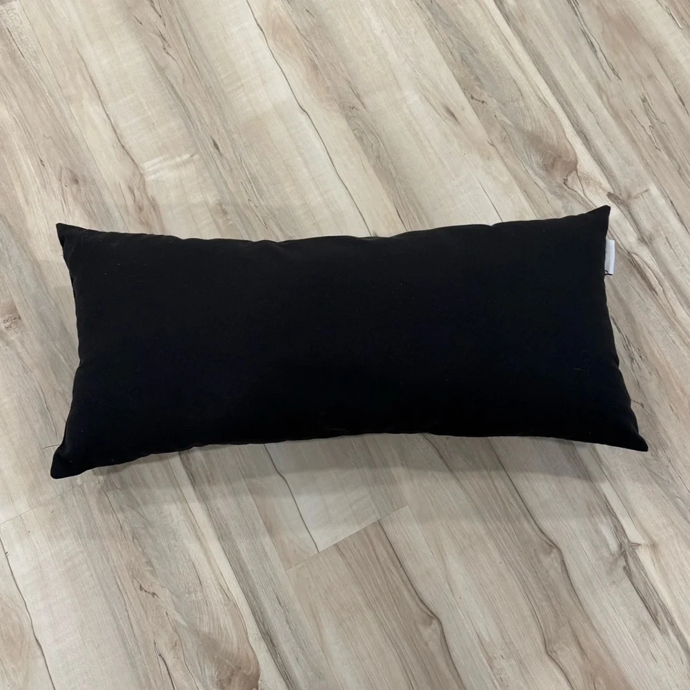 Rae Dunn Black Decorative Pillow “enter if you dare”